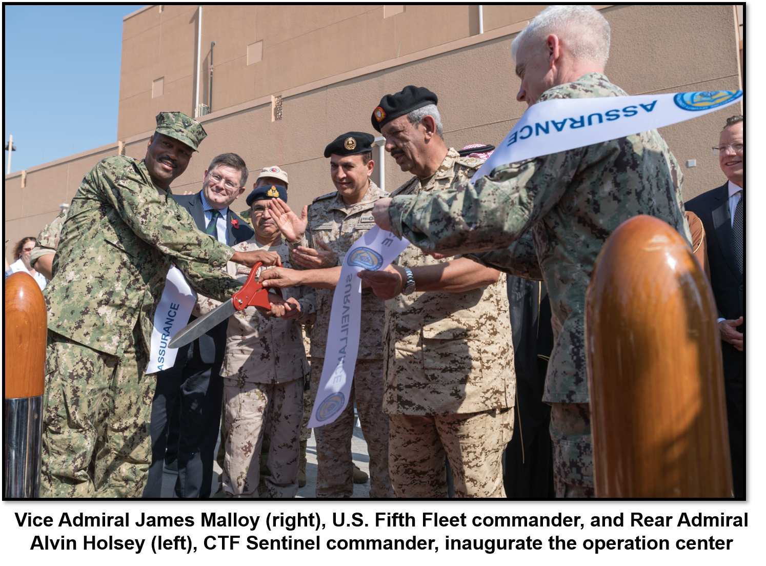 Ribbon cutting for CTF Sentinel