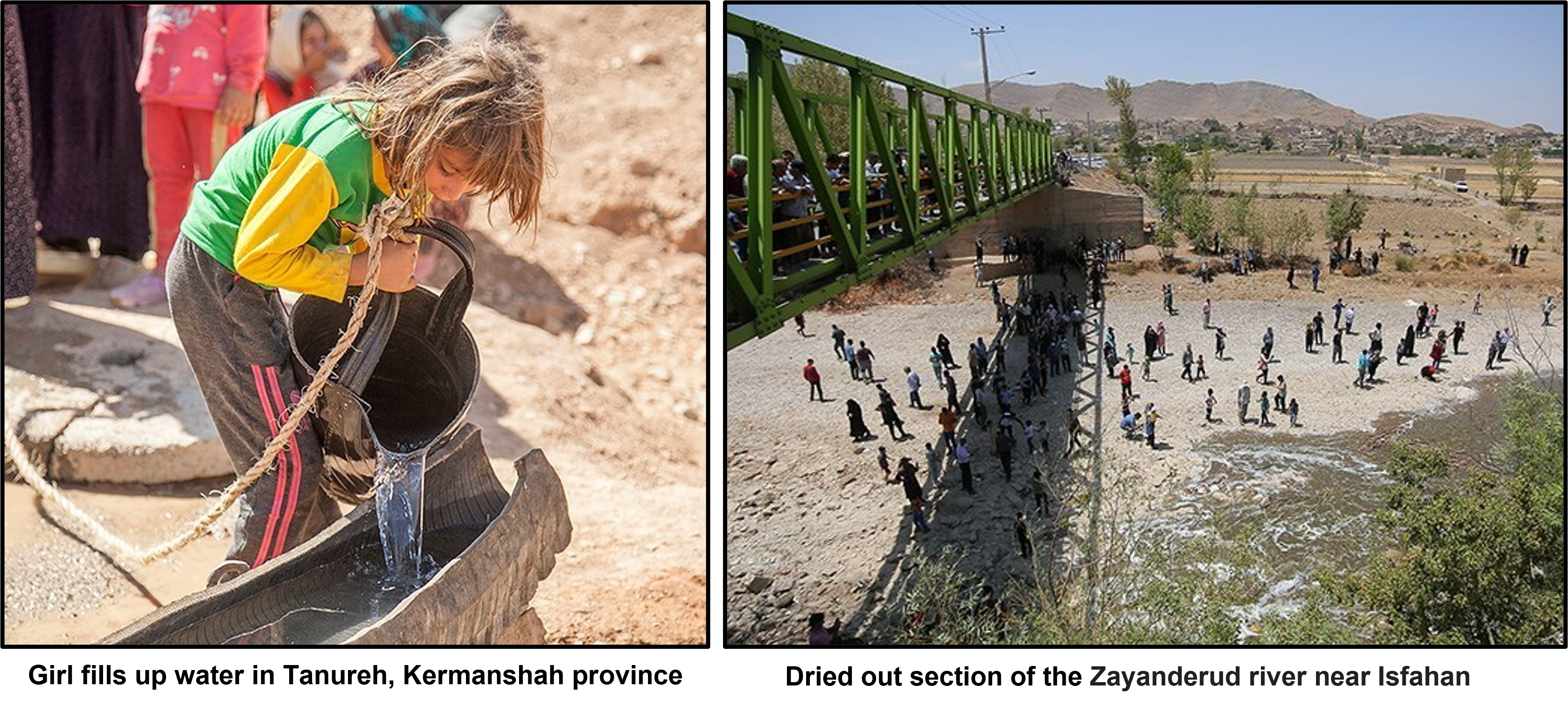 Water Crisis in Kermanshah and Isfahan