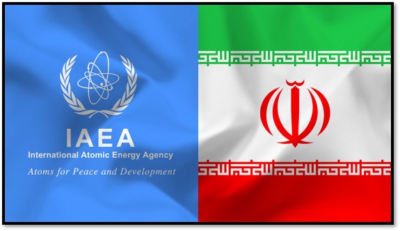 IAEA Iran flags