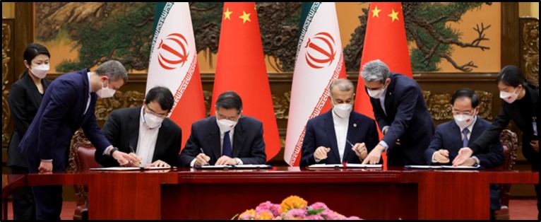 Iran and China sign an agreement
