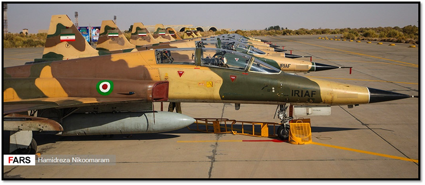 U.S.-made F-5 fighters in Iran