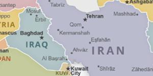 Iraq Iran map